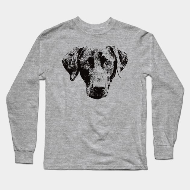 Black Labrador gift for Lab Owners Long Sleeve T-Shirt by DoggyStyles